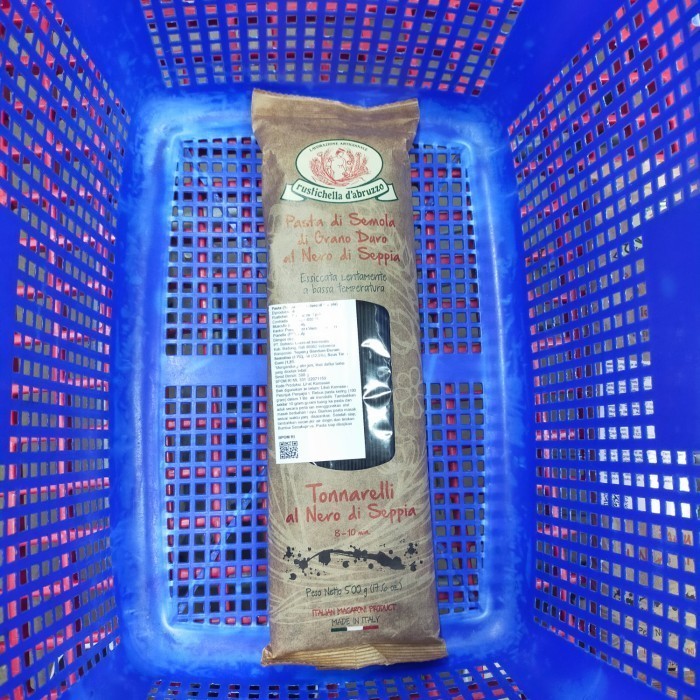 

rustichella pasta Nero tonnarelli 500gr spaghetti spaghetty hitam