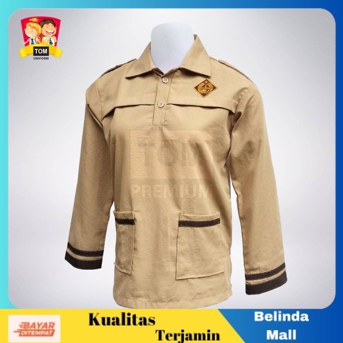 

⭐KUALITAS TERBAIK⭐ Seragam TOM Kemeja SD Pramuka Siaga Tangan Panjang No 5 Terlaris