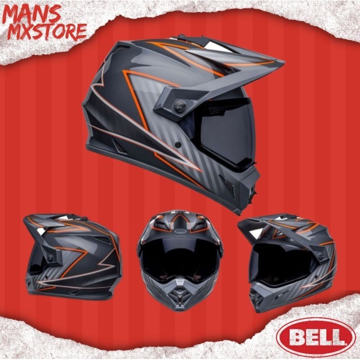 HELM BELL MX 9 ADVENTURE DALTON ORANGE HELMET TOURING BELL ORIGINAL