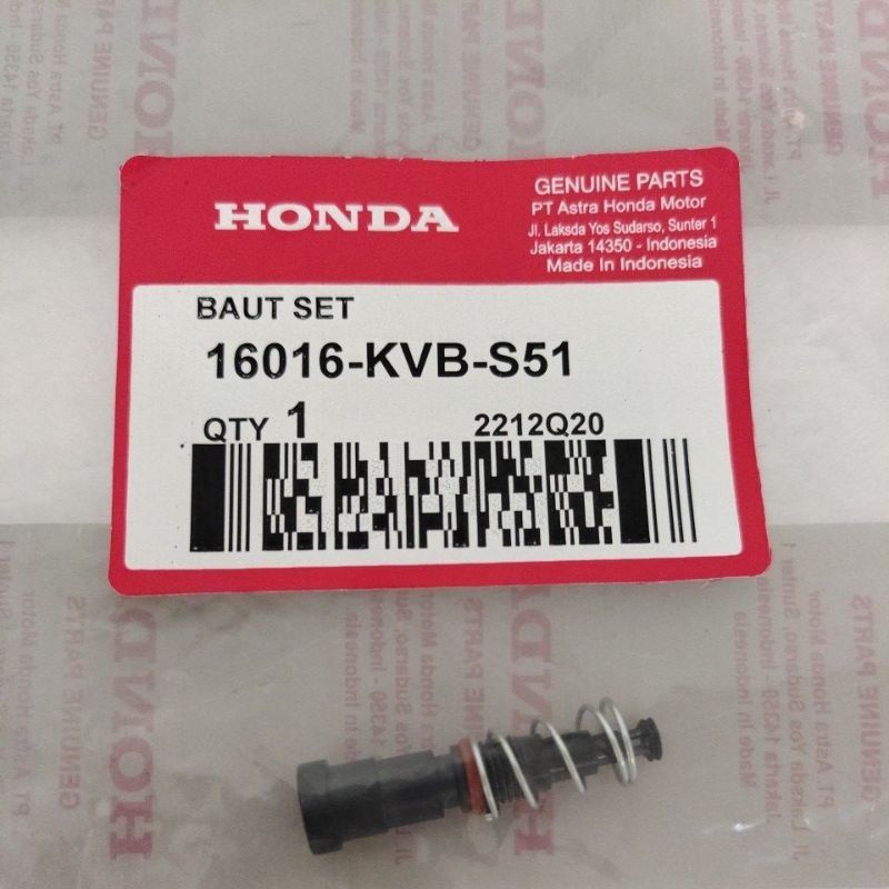 COD Baut Setelan Angin  Honda Beat fi - beat fi esp - Vario techno 125 - Scoopy - Revo Fi - Supra x 