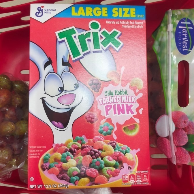 

general Mills trix cereal sereal 394gr breakfast