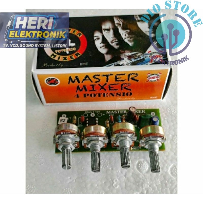 KIT MASTER MIXER 4 POTENSIO by bme, Sky