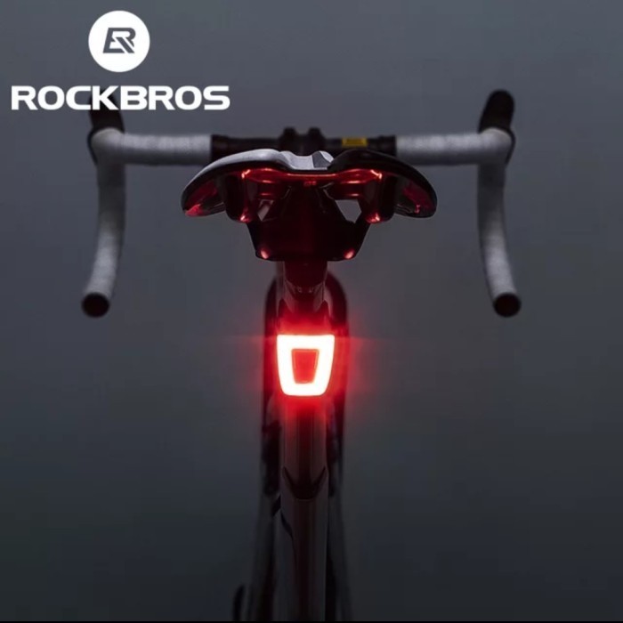 ROCKBROS TT30WD Bicycle Tail & Helmet LED Lampu Sepeda WaterProof USB | TT30WD |