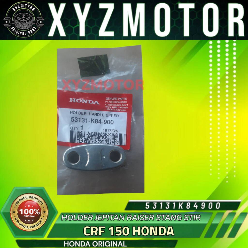 HOLDER JEPITAN RAISER STANG STIR CRF 150L HONDA ORIGINAL 53131-K84-900