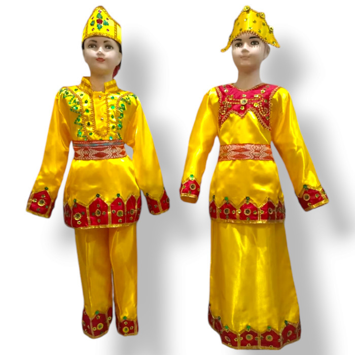 Baju Adat Gorontalo Anak / Baju Adat Sulawesi Utara Anak - 2, Perempuan