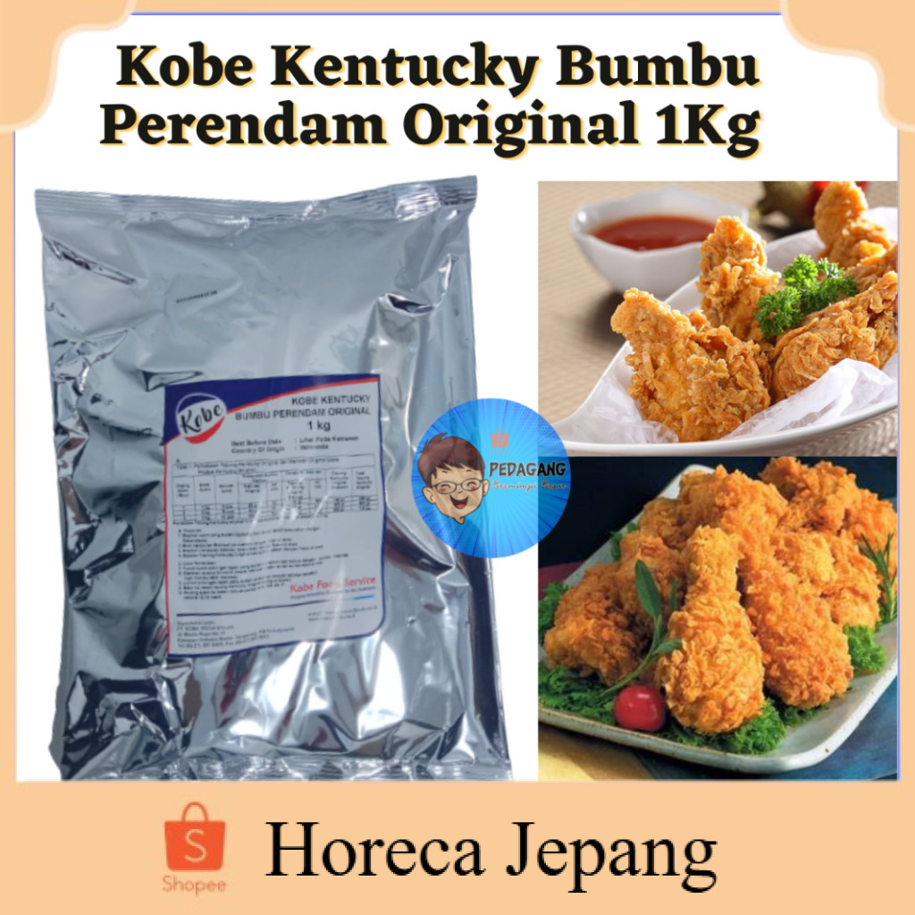 

Kobe Kentucky Bumbu Perendam Original 1Kg |/Tepung Perendam Ayam