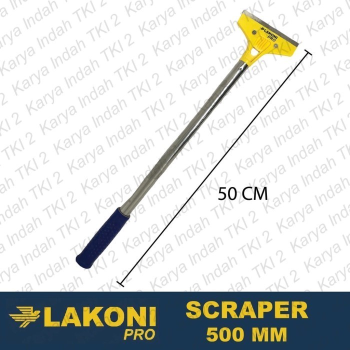 JETJO Alat Kupas Cat Dinding Kape Scraper Skrap Model Panjang Pengupas Kikis Kerok Cat Banyak Ukuran