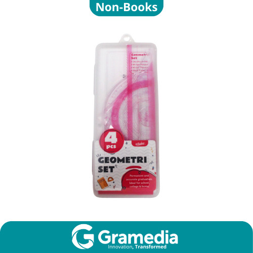 

[Gramedia Cijantung] ESTUDEE GEOMETRIC SET PINK ES-GR18093