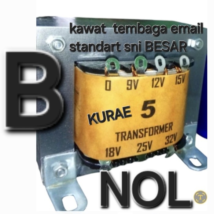 BSM NOL 5 B travo trafo 5a 5 a ampere besar murni kurae nol