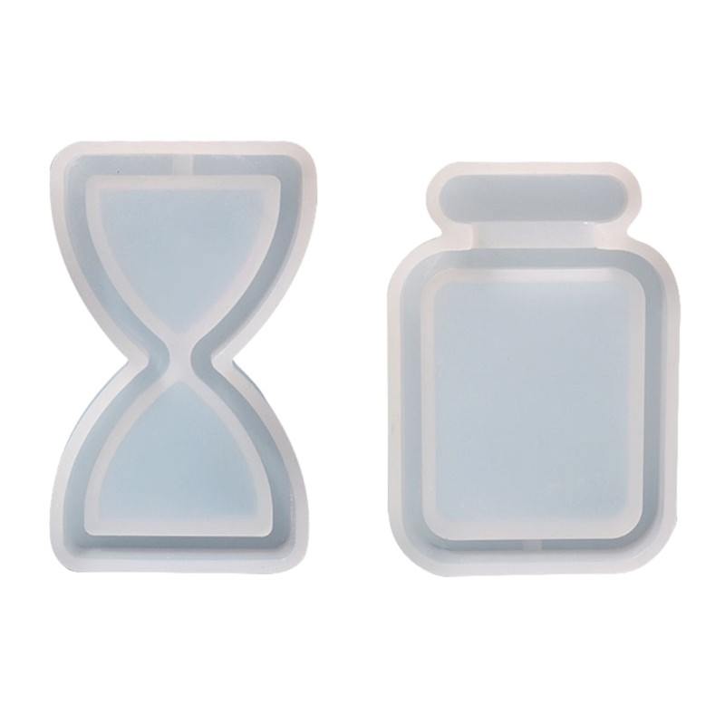 

Silicone Resin Mold Sand Clock Epoxy Casting Mold for DIY Pendant Jewelry Making