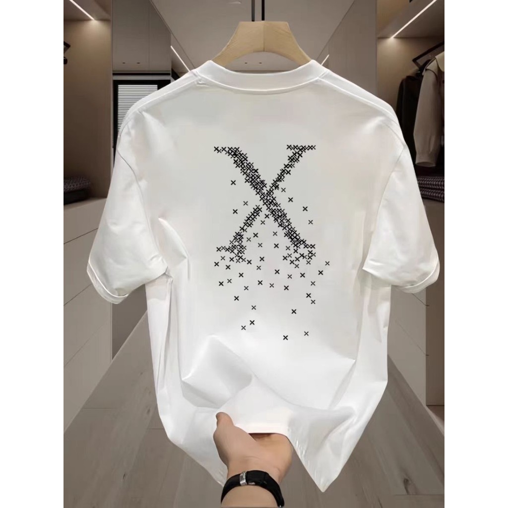 【100% Kapas】katun Outlets Chrome Hearts  100% Cotton  Kaos  Fit T Shirt Pria Wanita Graphic Tee  Men