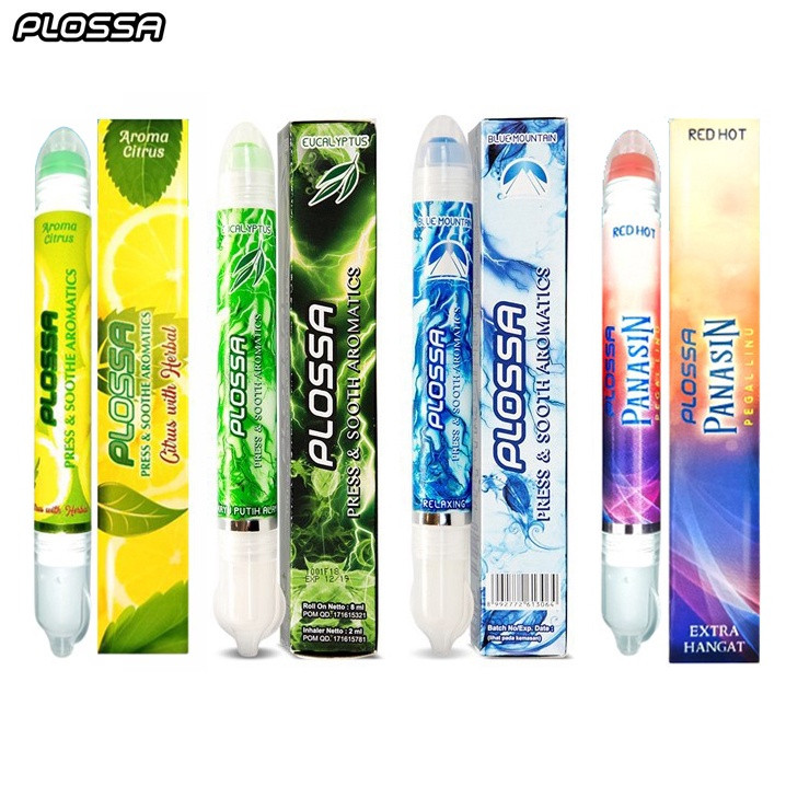 PLOSSA Blue Mountain / Plossa Eucalyptus / Plossa Red Hot Panasin / Plossa Citrus PLOSSA MINYAK ANGI