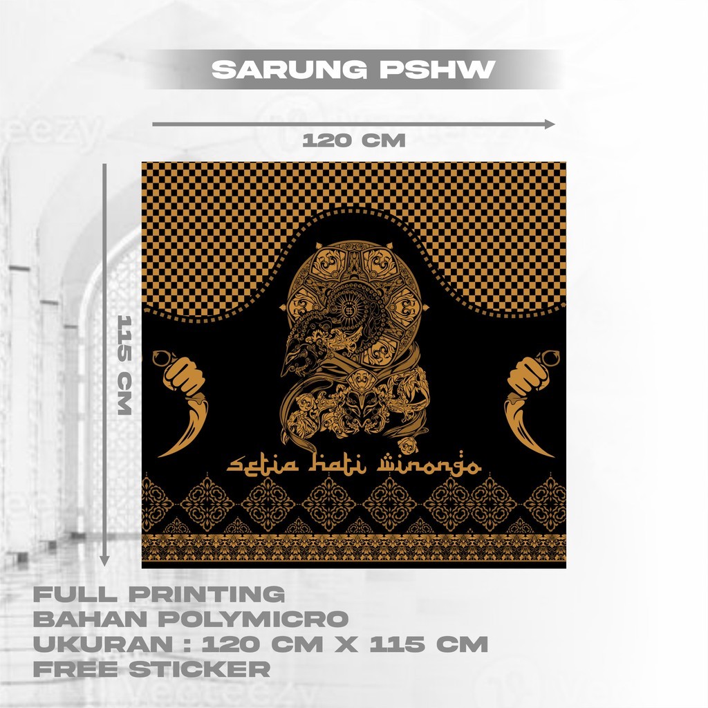Sarung Batik PSHW Full Printing Terbaru BY Asyawil_Store21 AGQ
