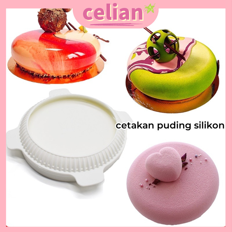 Cetakan Entremet Cake Mold /Cetakan Puding Silikon/Kue Round Entremet Cake Mold /Mould Silicone