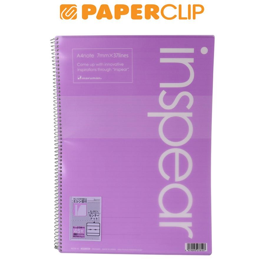 

NOTEBOOK A4 MARUMAN INSPEAR N278-10 SP PURPLE