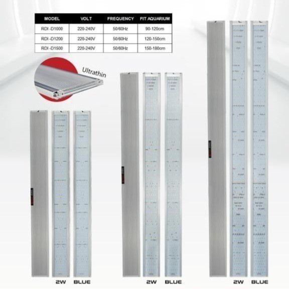 lampu led gantung aquarium TANNING AROWANA LED LAMP HTL 3 MODE RED DRAGON INDONESIA RDI RD 1200 HTL 
