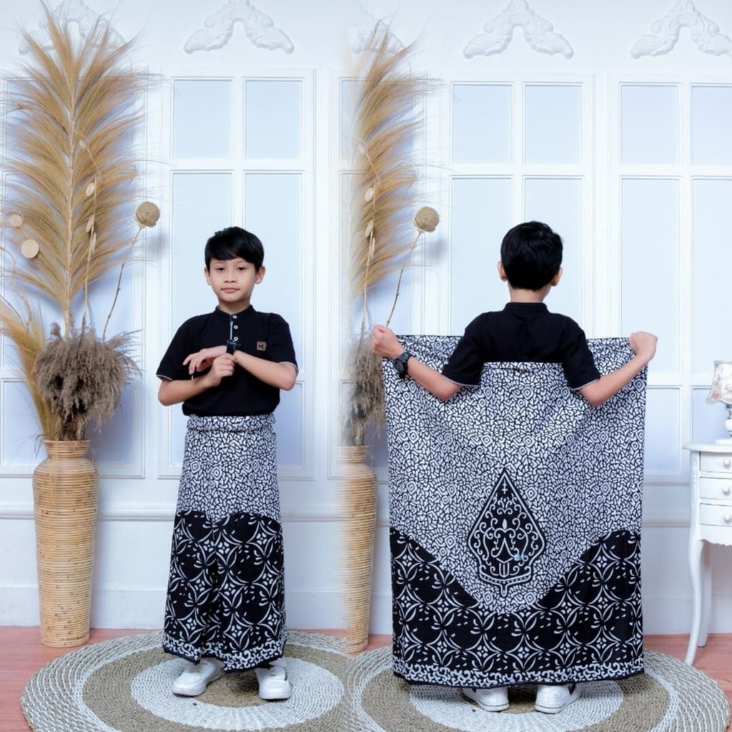 Termurah Sarung Batik Anak Laki-Laki Sd Atau Smp Motif Wayang Exclusive Wadimor Junior Sarung Anak