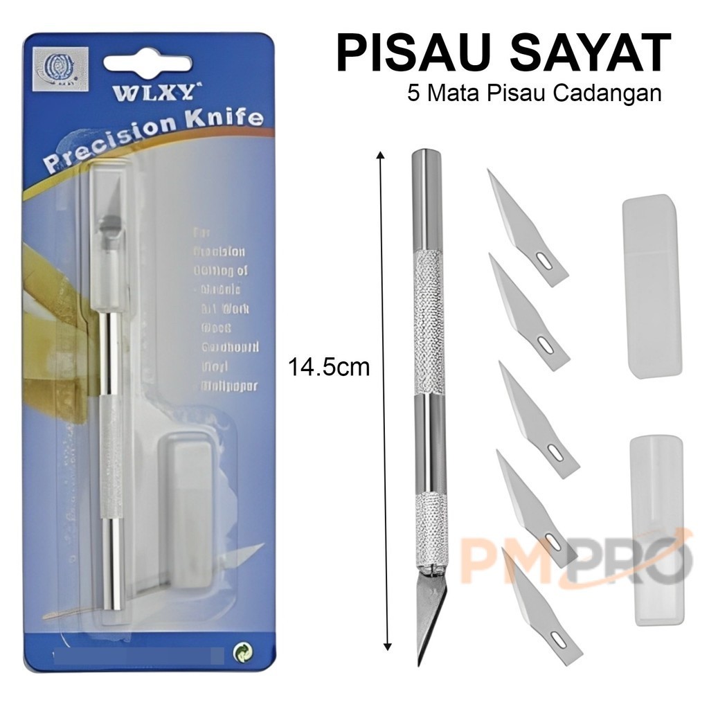 Wlxy Precision Knife Pisau Kerajinan Hobi Crafting Art Mengukir Buah Bisa Juga Untuk Sayat Okulasi B