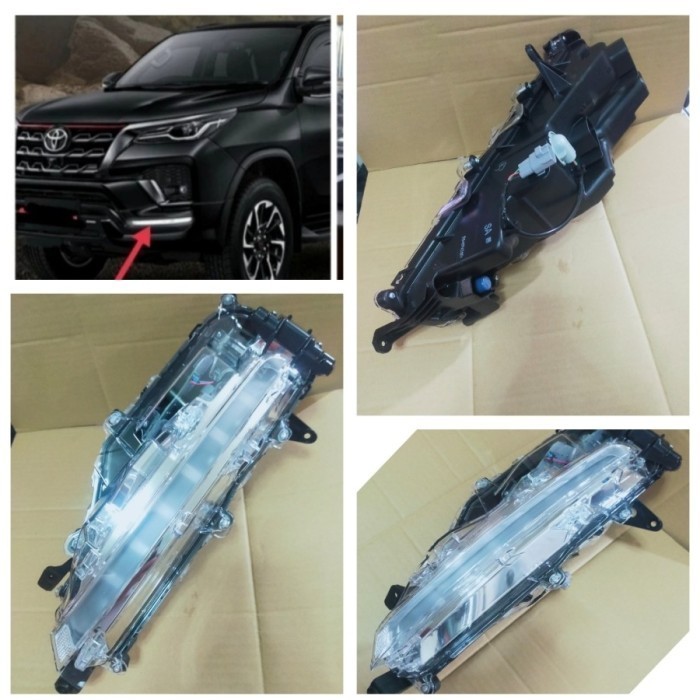 lampu bumper bemper drl Fortuner  2022 LED original