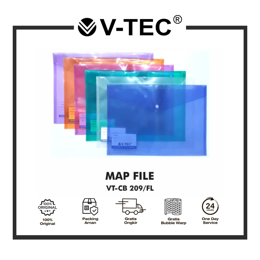 

V-TEC MAP FILE CB 209 MIX WARNA TRANSPARANT PCS