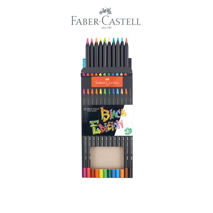 

[New]Promo Faber-Castell Black Edition Pencils Series - Set 12