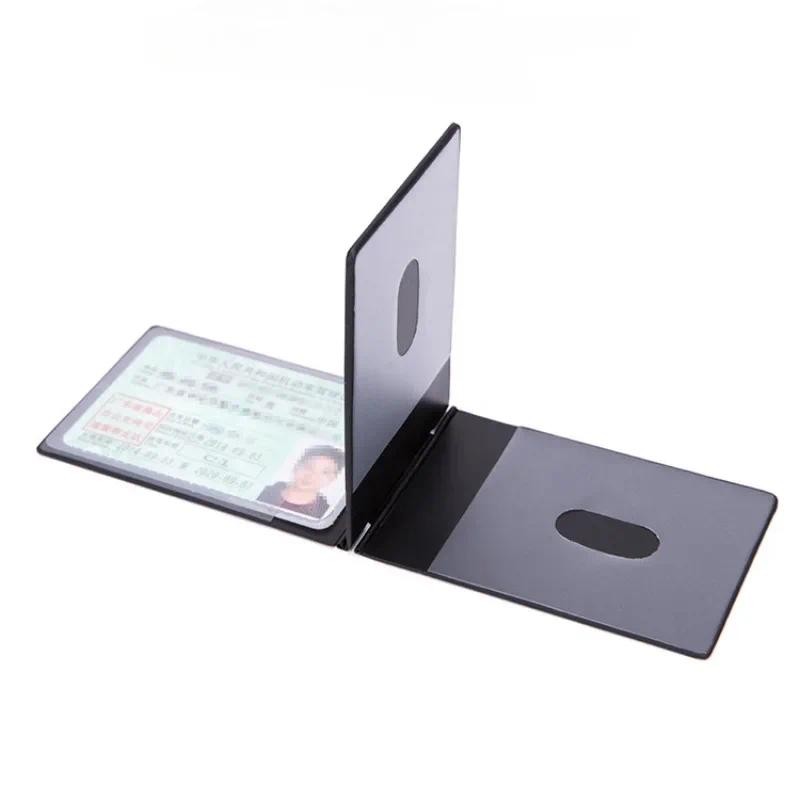 

Aluminum Thin Card Cover Car Driver's License Car Driving Document ID Credit Card Case Driver License Cover Travel Pass Purse