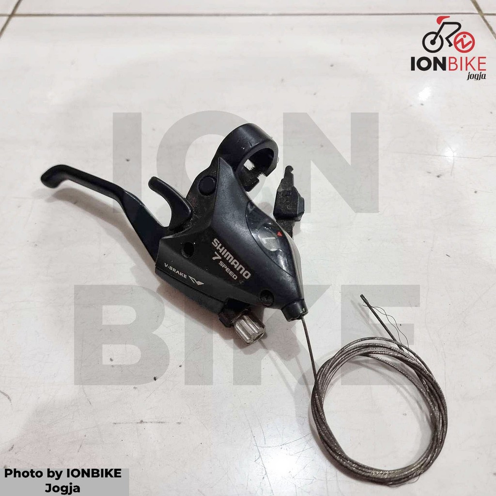 BARANG COPOTAN - Shifter Kanan Shimano STEF50 7 Speed Kode TBP1544 Fungsi Normal Minus Tuas Pecah Be