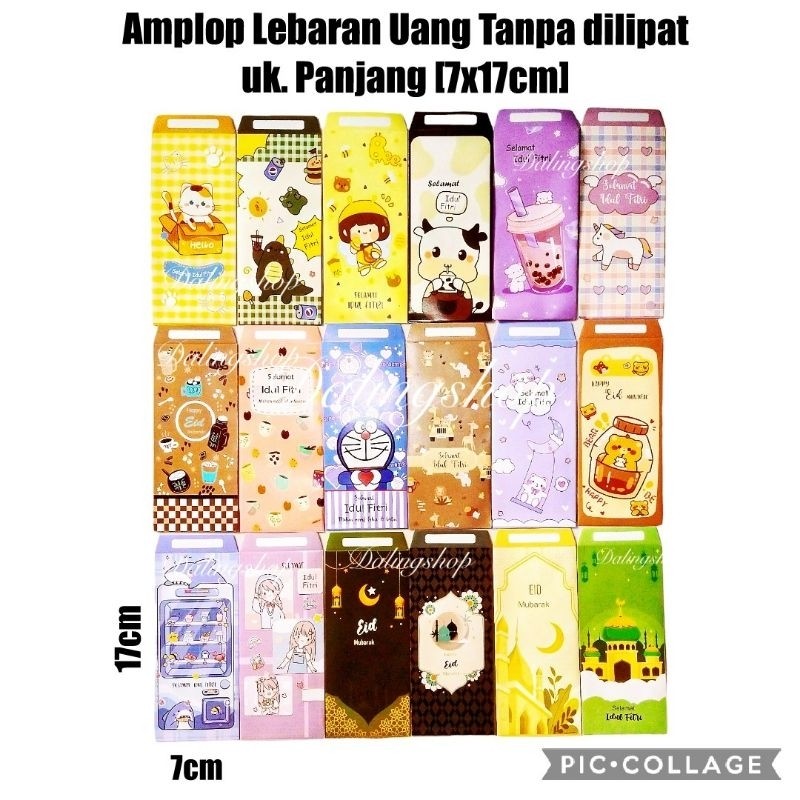 

[ 5 Lembar ] NEW Amplop Lebaran Ampao lebaran idul fitri Jumbo