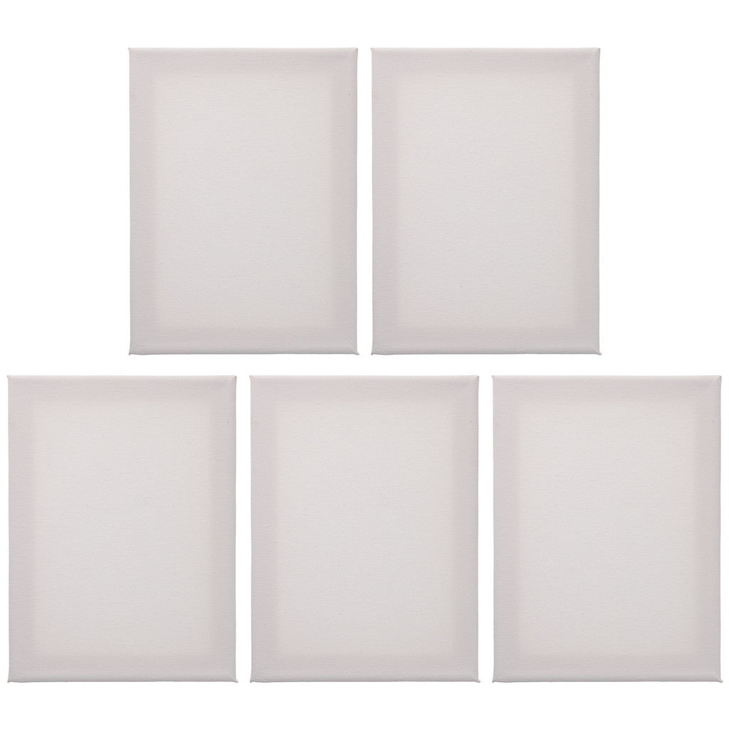 

5 Pcs Blank Canvas for Acrylic Painting Pouring Supplies Watercolor Tiny Canvases Stretched Small Board 6x8