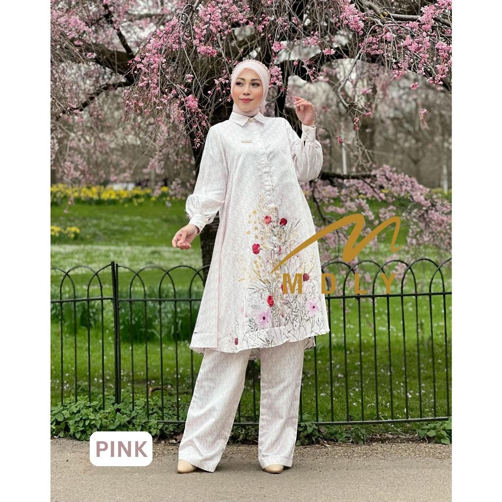 Amarylist Monogram Set By MDLY - Oneset Wanita Setelan Wanita Terbaru Setelan MDLY Setcel Wanita Set