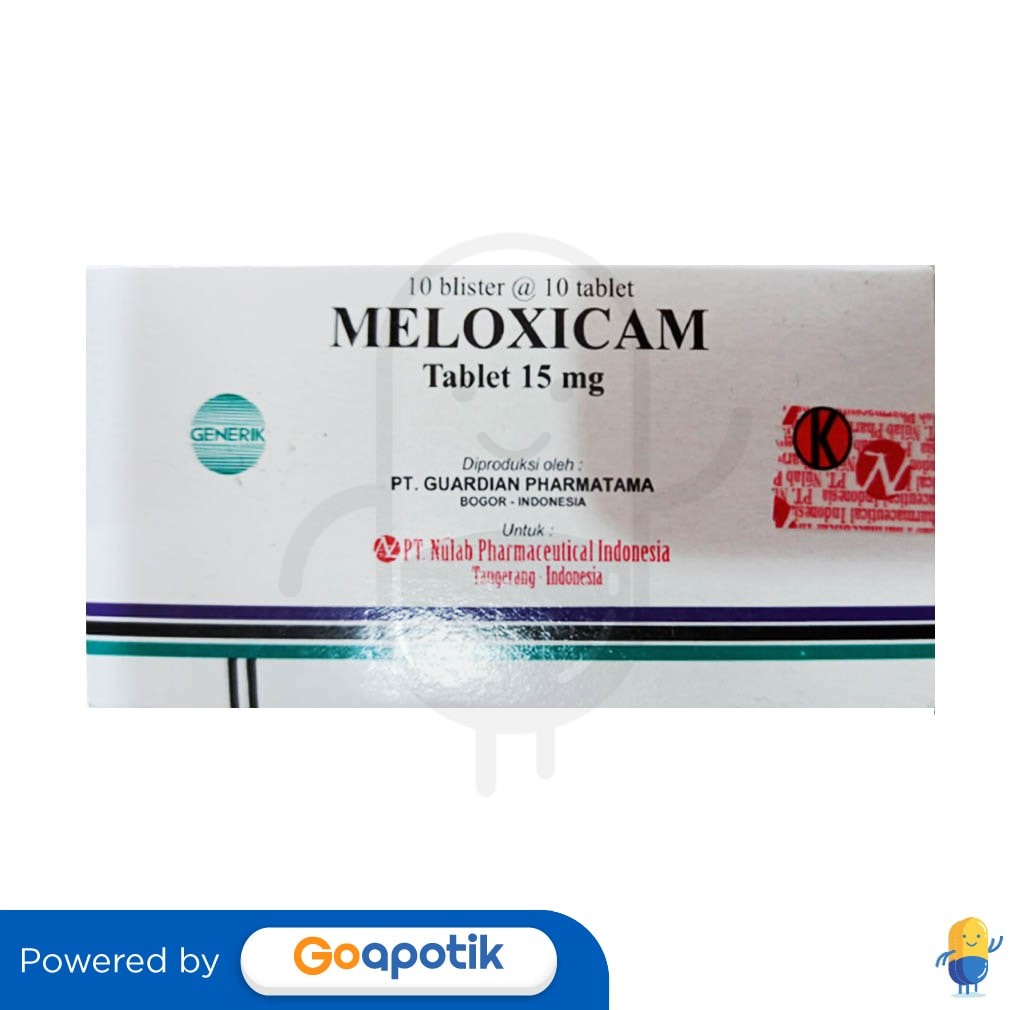Meloxicam Nulab 15 Mg Box 100 Tablet