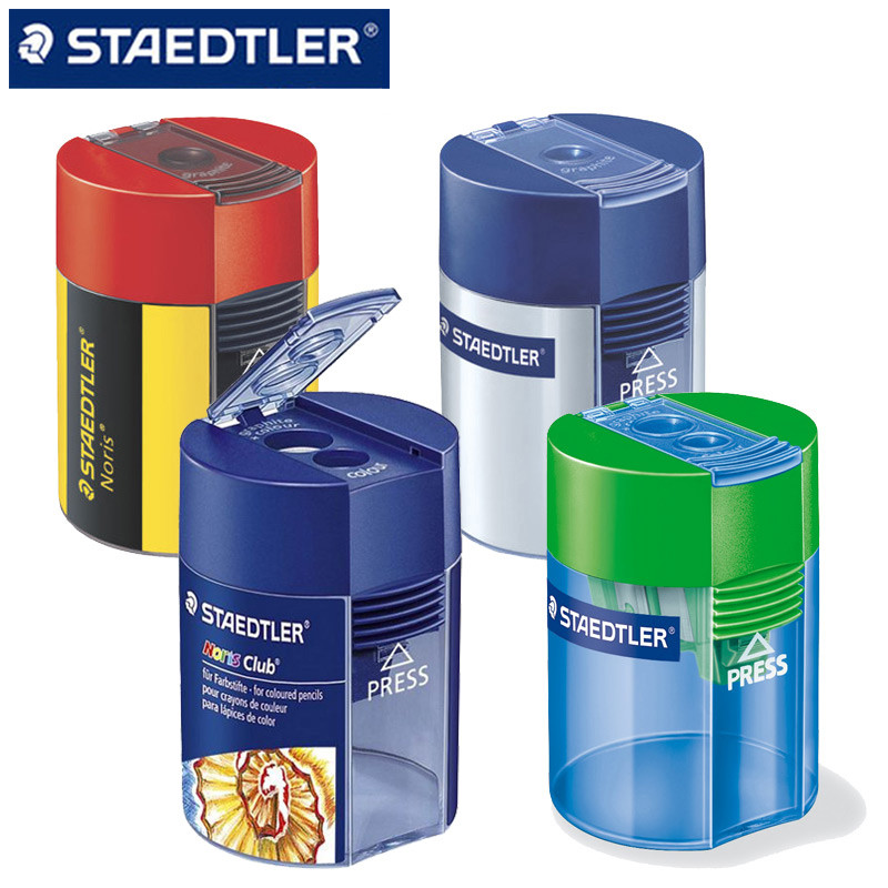

STAEDTLER Pencil Sharpener Single Double Hole Planer Sharpener Student Small Pencil Sharpener Large Diameter Sharpening Pencil