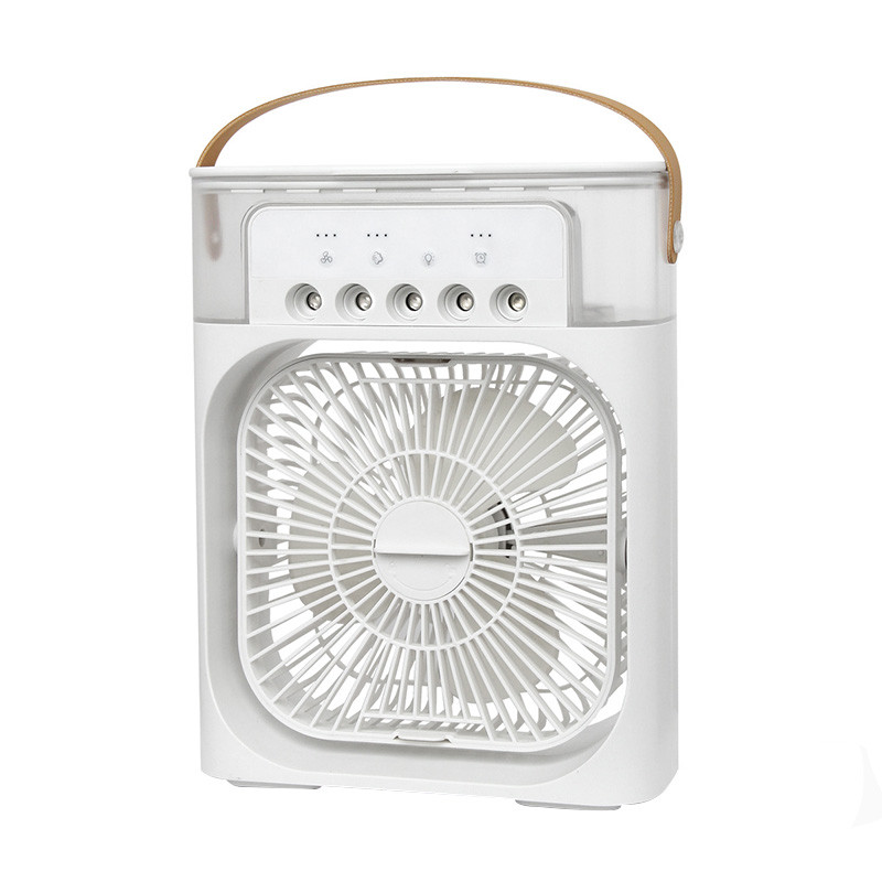 

Portable Humidifier Fan 3 in 1 3 Speed Air Conditioners USB Household Small Air Cooler Fans USB Electric Fan LED Night Light