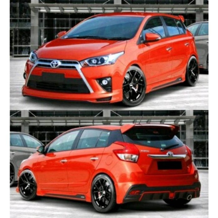 bodykit yaris 2014 2015 2016 2017 - depan grade-a