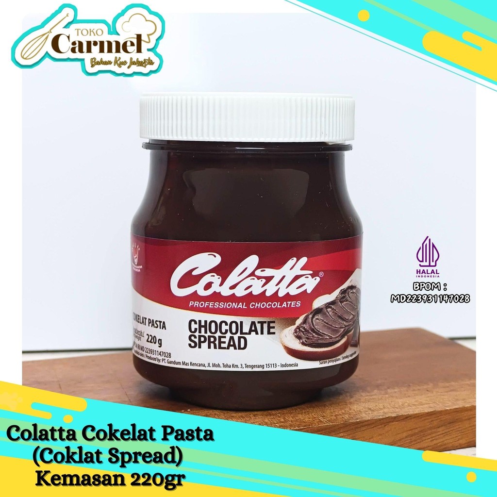 

Colatta Coklat SPREAD 220gr - Selai Dark Coklat