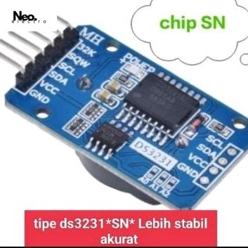 Real Time Clock (RTC) DS3231 DS3231SN SN AT24C32 MODULE ARDUINO RASPBERRY JWS JAM DIGITAL