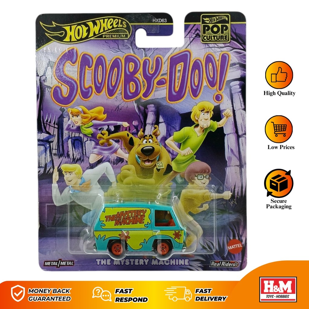 Hot Wheels Premium Pop Culture The Mystery Machine - Scooby-Doo - HXD63-G