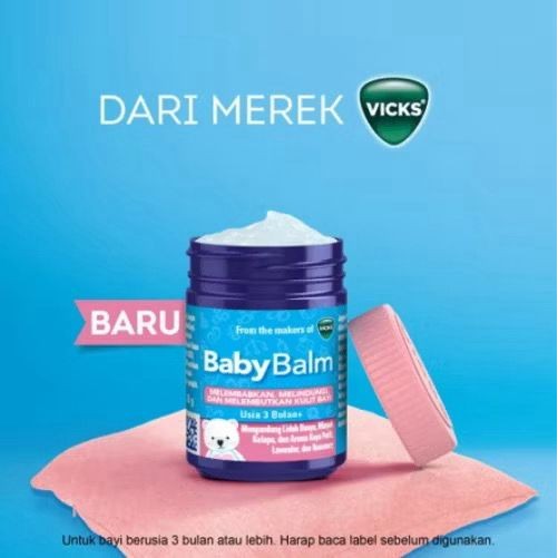 Vicks Baby Balsam 20 gr 8 gr | vicks Balsem Bayi / Anak