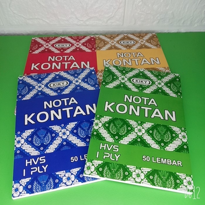 

[ATR] NOTA KONTAN KECIL 2 PLY NCR & 1PLAY ( 1 PCS )