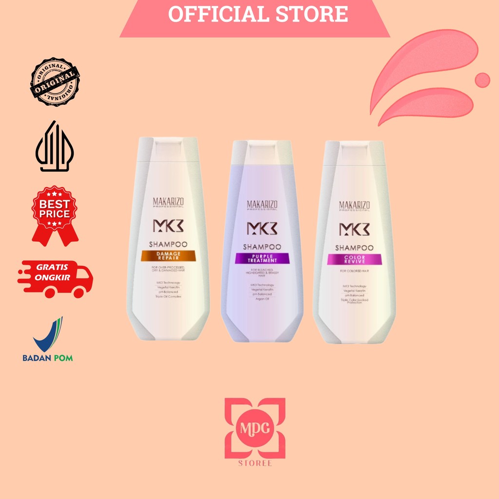 Makarizo MK3 Shampoo Bottle 250ml