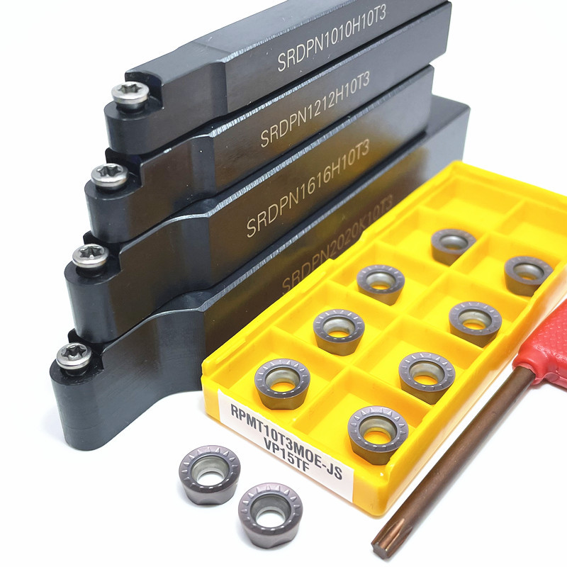 

1PCS SRDPN1010H10 SRDPN1212H01 SRDPN1616H10 SRDPN2020K10 SRDPN2525M10 cutter bar is applicable to 10PC RPMT10T3 RCGT10T3