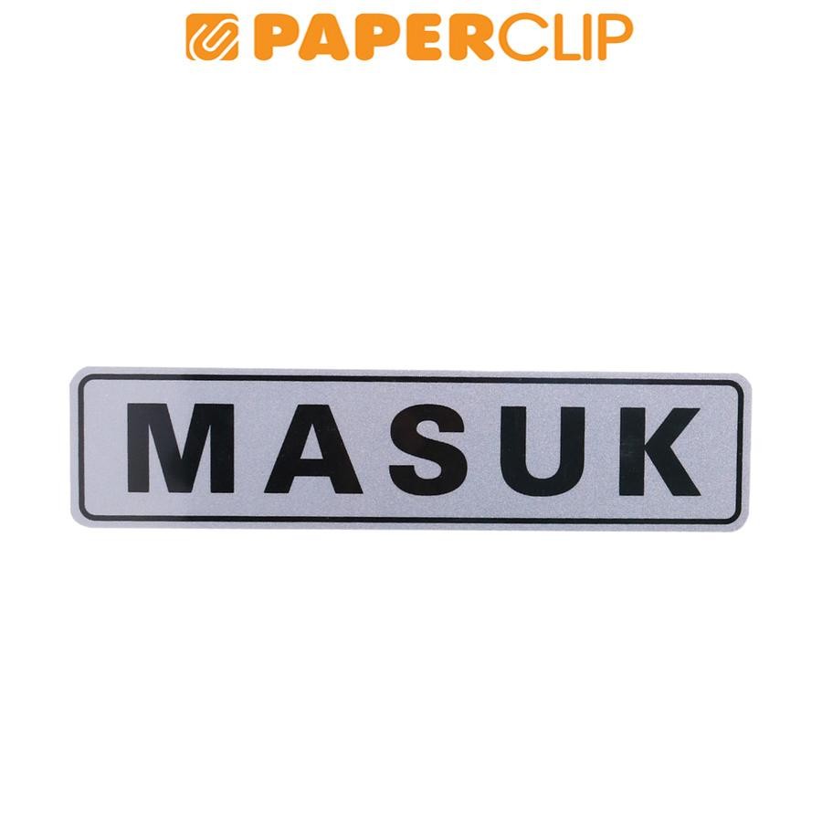 

SIGN LABEL MG 2A SL-13 MASUK