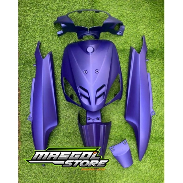 Cover Full body halus Mio Sporty Biru Tua Doff