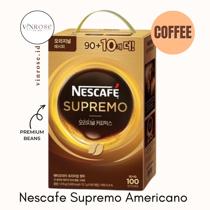 

[100pcs] Nescafe Supremo Original Coffemix Korea