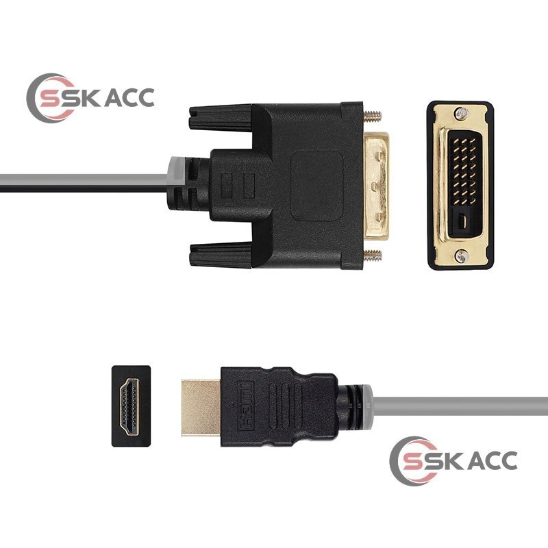 Kabel DVI to HDMI 24+1 1.5 meter SSKACC-KOMPUTER