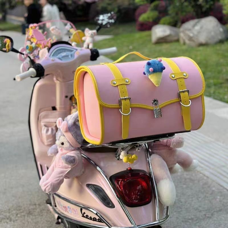 Bagasi Tahan Air Bagasi Lucu/Tas Bagasi Belakang Sepeda Motor Baru Paket Victoria Jiango Mona Lisa P