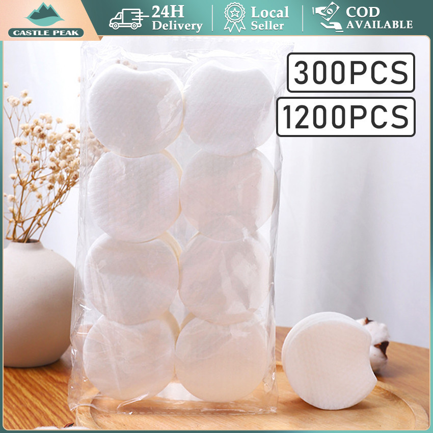 1200PCS Kotak Kapas Wajah Makeup Remover Kapas Kapas Makeup Portabel /Kapas Tipis Pembersih Makeup