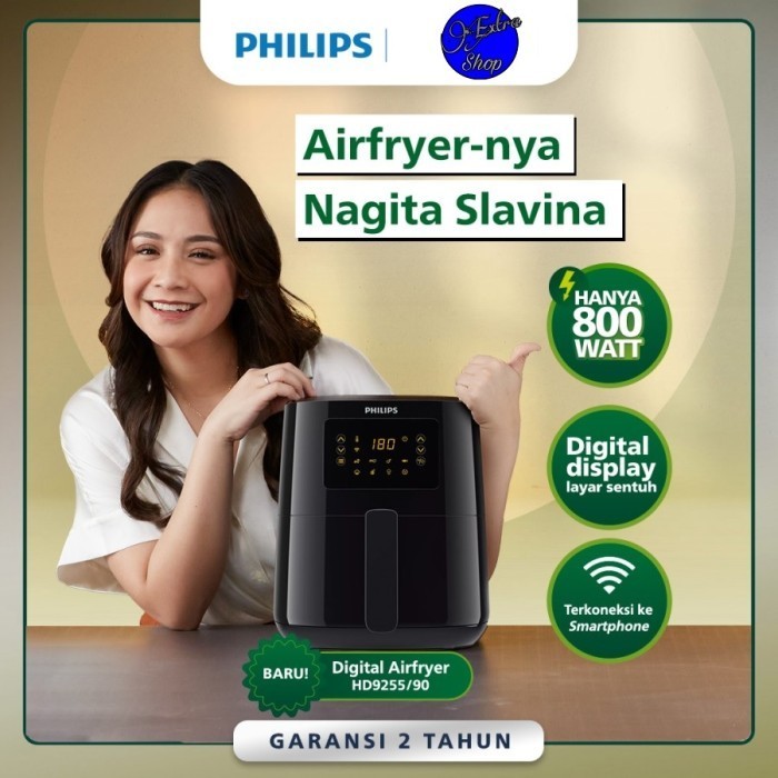 Philips Air Fryer Low Watt Digital HD9255/90