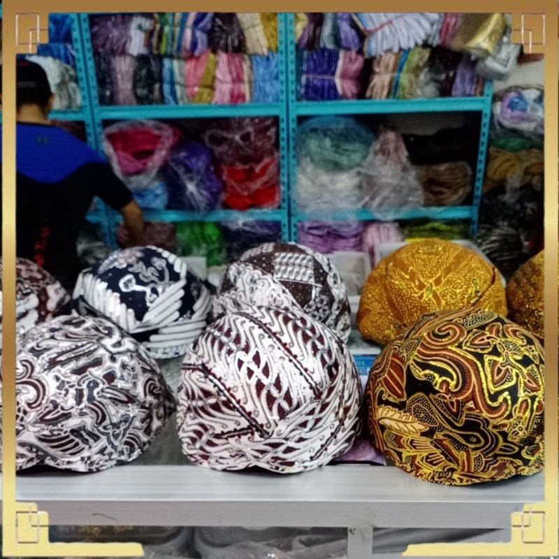 blangkon prada/blangkon pengantin/blangkon among/blankon bapak premium anti letoy