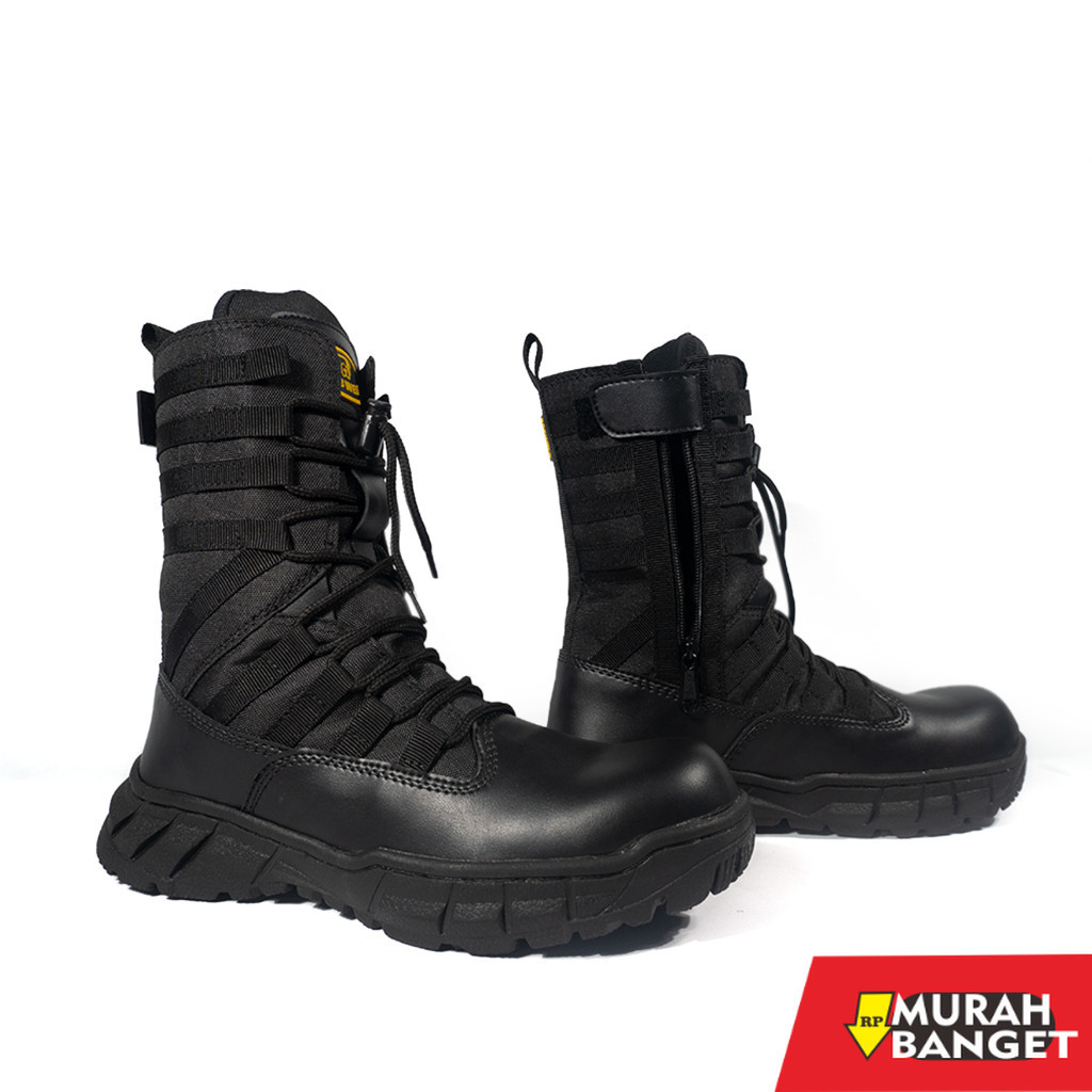 Sepatu pdh- Sepatu PDL PDH TNI,POLRI,POLISI,SECURITY,SATPAM Sepatu Safety Boots Ujung Besi Pria Sepa